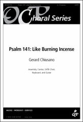 Psalm 141 : Like Burning Incense SATB choral sheet music cover